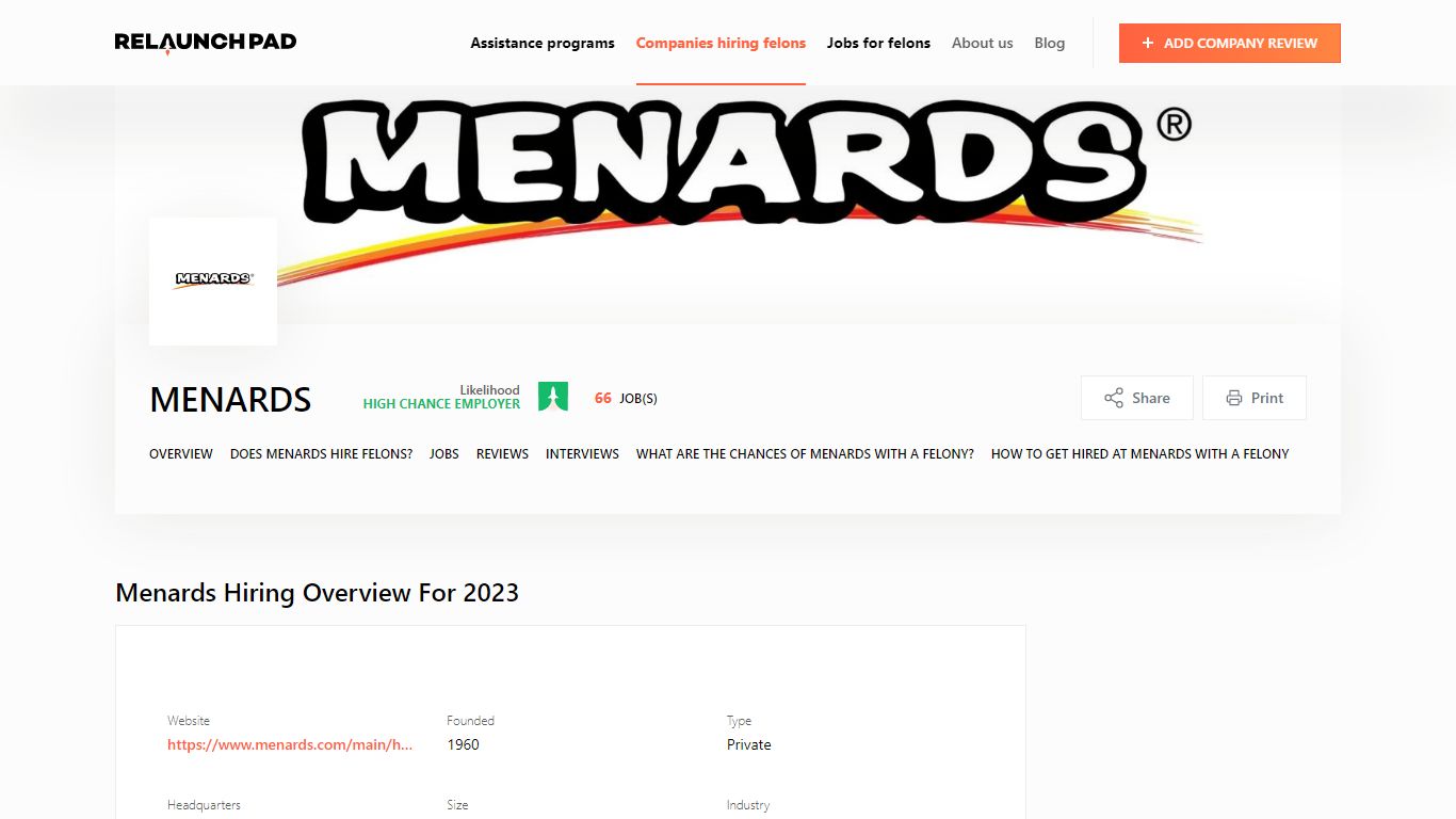 Does Menards Hire Felons in 2023? Here's What We Learned - Relaunch Pad